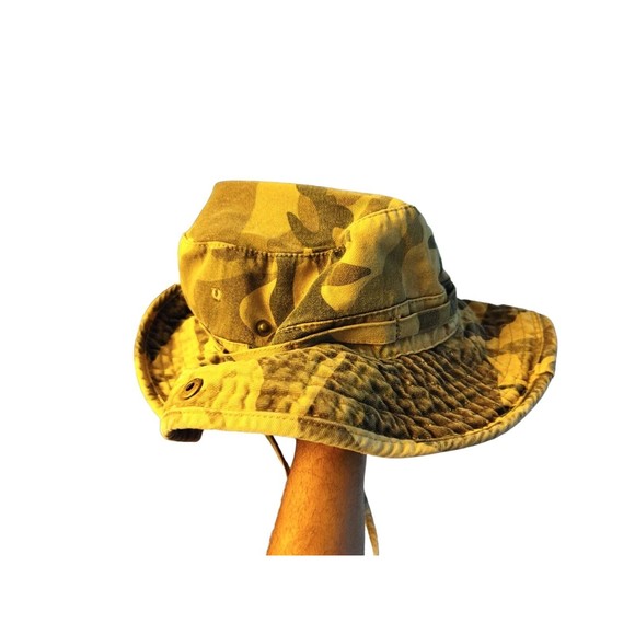 Tactical Boonie Hat Military Camo Bucket Wide Brim Sun Fishing Bush Booney Cap - Picture 4 of 4